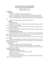 CHỦ đề 4  đa DẠNG THẾ GIỚI SỐNG KHTN 6 CÁNH DIỀU