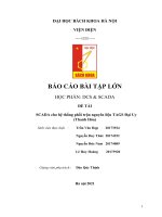 BÁO CÁO BÀI TẬP LỚN HỌC PHẦN: DCS  SCADA. SCADA cho hệ thống phối trộn nguyên liệu TAGS( gồm word, slide, tài liệu hướng dẫn vận hành) Đại Uy (Thanh Hóa)