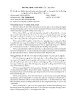 Tóm tắt luận án: Nghiên cứu ảnh hưởng của chuyển dịch cơ cấu ngành kinh tế đến tăng trưởng năng suất lao động xã hội ở Việt Nam.