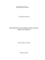 Một số bất đẳng thức hình học trong tam giác thiết lập từ hàm lồi 