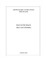 Báo cáo thực tập nhà hàng hướng liễu