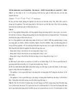 thi chính thức vào 10 môn hóa   hệ chuyên   THPT chuyên bến tre năm 2017   2018 