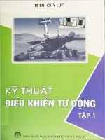 Kỹ thuật điều khiển tự động tập 1 (NXB khoa học kỹ thuật 2011)   bùi quý lực