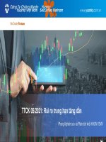 THỊ TRƯỜNG CHỨNG KHOÁN 05/2021: Rủi ro trung hạn tăng dần.Phòng Nghiên cứu và Phân tích khối KHCN YSVN