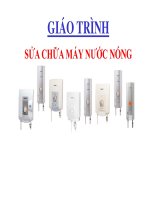 GIÁO TRÌNH sửa CHỮA máy nước NÓNG GIÁN TIẾP