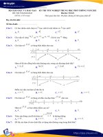 6  đề thi tham khảo kỳ thi THPT quốc gia 2021 môn toán của bộ giáo dục và đào tạo có hướng dẫn giải chi tiết