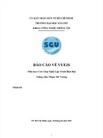 Báo cáo môn các công nghệ lập trình hiện đại chủ đề về vuejs