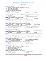 Bài tập trắc nghiệm hóa 8 bài 40 dung dịch có đáp án (1) 