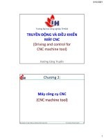Bài giảng Truyền động và điều khiển máy CNC: Chương 2 - TS. Đường Công Truyền