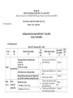 KẾ HOẠCH GIÁO dục môn văn 6   SGK CÁNH DIỀU THEO CV 5512 (PHỤ lục 3) 