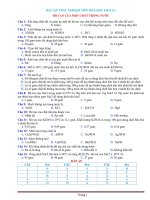 Bài tập trắc nghiệm hóa 8 bài 41 độ tan của một chất trong nước có đáp án 