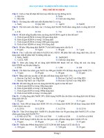 Bài tập trắc nghiệm hóa 8 bài 43 pha chế dung dịch có đáp án 