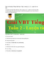 Giải vở bài tập tiếng việt lớp 4 tập 1 trang 11