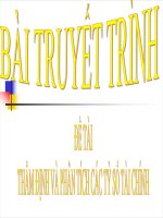 58  thuyết trình về phân tích các tỷ số tài chính