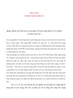 Nghiên cứu, khảo sát các cách giật tít trên báo mạng điện tử, chỉ ra những ưu điểm và hạn chế.