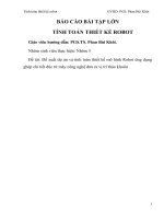 Đề xuất dự án và tính toán thiết kế mô hình robot ứng dụng ghép chi tiết đúc từ máy công nghệ đưa ra vị trí tháo khuôn