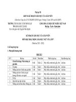 PHỤ LỤC III KẾ HOẠCH GIÁO DỤC CỦA GIÁO VIÊN MÔN NGỮ VĂN 7