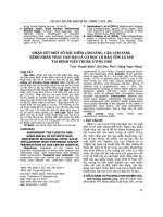 Nhận xét một số đặc điểm lâm sàng, cận lâm sàng bệnh nhân thay van hai lá cơ học có bảo tồn lá sau tại Bệnh viện Trung ương Huế