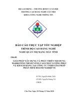 GIẢI PHÁP xây DỰNG và PHÁT TRIỂN nội DUNG MARKETING NHẰM NÂNG CAO CHẤT LƯỢNG PHỤC vụ KHÁCH HÀNG tại CÔNG TY TNHH GIẢI PHÁP PHẦN mềm DOANH NGHIỆP 5s 