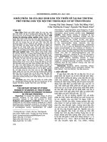 Khẩu phần ăn của học sinh dân tộc thiểu số tại hai trường phổ thông dân tộc nội trú trung học cơ sở tỉnh Yên Bái