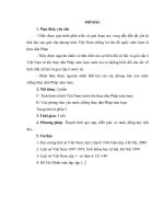 BÀI GIẢNG LỊCH SỬ ĐẢNG - CHUYÊN ĐỀ TÌNH HÌNH KINH TẾ XÃ HỘI VIỆT NAM VÀ PHONG TRÀO YÊU NƯỚC VIỆT NAM CUỐI THẾ KỶ XIX, ĐẦU THẾ KỶ XX