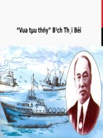 Slide bài giảng VUA tàu THỦY BẠCH THÁI bưởi 