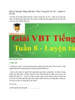 Giải vở bài tập tiếng việt lớp 4 tập 1 trang 53