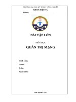 bài tập lớn MẠNG MÁY TÍNH