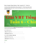 Giải vở bài tập tiếng việt lớp 4 tập 1 trang 36