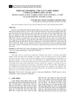 Thiết kế, mô phỏng, chế tạo và điều khiển cánh tay robot 3 bậc tự do