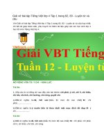 Giải vở bài tập tiếng việt lớp 4 tập 1 trang 82