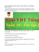 Vở bài tập tiếng việt lớp 4 tập 1 tuần 10 trang 65