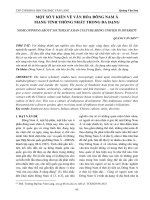 Một số ý kiến về văn hóa Đông Nam Á mang tính thống nhất trong đa dạng