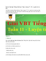 Giải vở bài tập tiếng việt lớp 4 tập 1 trang 77
