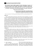 So sánh kỹ thuật điều khiển tuyến tính hóa vào ra và phương pháp cuốn chiếu cho động cơ không đồng bộ