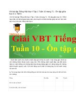 Vở bài tập tiếng việt lớp 4 tập 1 tuần 10 trang 71