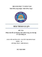 (Bài thảo luận ngữ pháp) Phân tích lỗi sai thường mắc phải trong các bài tập về Cụm động từ tiếng Trung