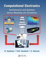 Computational electronics semiclassical and quantum device modeling and simulation by dragica vasileska, stephen m  goodnick, gerhard klimeck