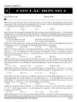 Đề số 13  con lắc đơn số 4 