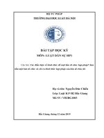 Bai tap môn luật dân sự