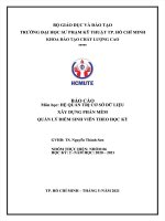 Xây dựng phần mềm quản lý điểm sinh viên theo học kỳ