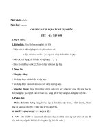 Giáo án (KHBD) toán lớp 6 – HK1   kết nối TRI THỨC