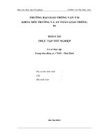Báo Cáo Thực Tập Đăng Kiểm Phương Tiện Giao Thông Cơ Giới Đường Bộ