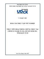 Thực tiễn hoạt động chứng thực tại UBND xã ngọk wang, huyện đăk hà, tỉnh kon tum 