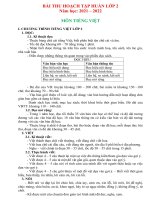 BC tập HUẤN TIẾNG VIỆT 2   kết nối TRI THỨC 