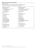 30 review tests answer key 