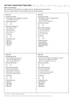 29 unit tests answer key 