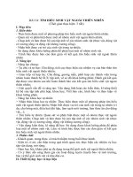 Bài 34  tìm hiểu sinh vật ngoài thiên nhiên (3 tiết) 