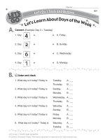 20 lets learn about days of the week 
