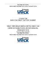 Thực tiễn hoạt động chứng thực tại UBND xã ngọk wang, huyện đăk hà, tỉnh kon tum 